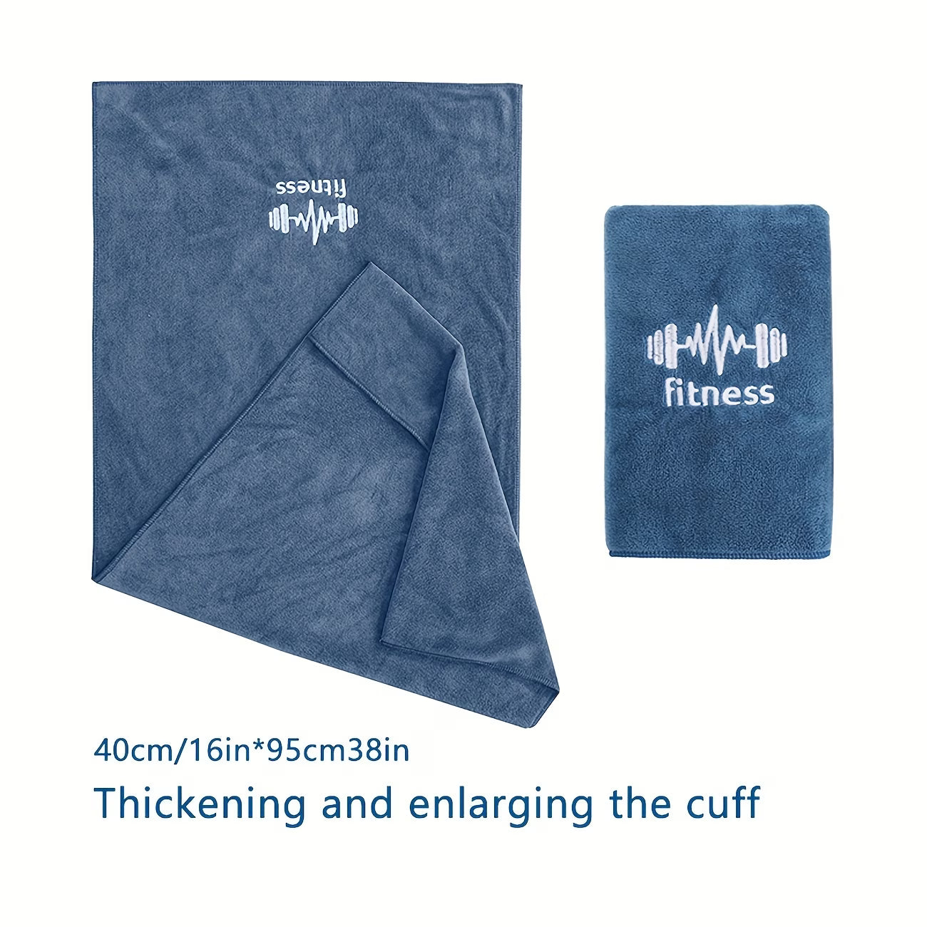 APEXPULZE Ultra-Dry Performance Gym Towel (Embroidered)