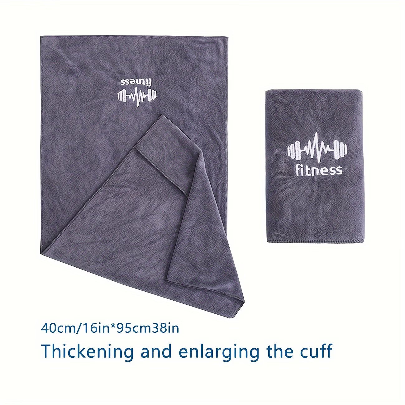 APEXPULZE Ultra-Dry Performance Gym Towel (Embroidered)